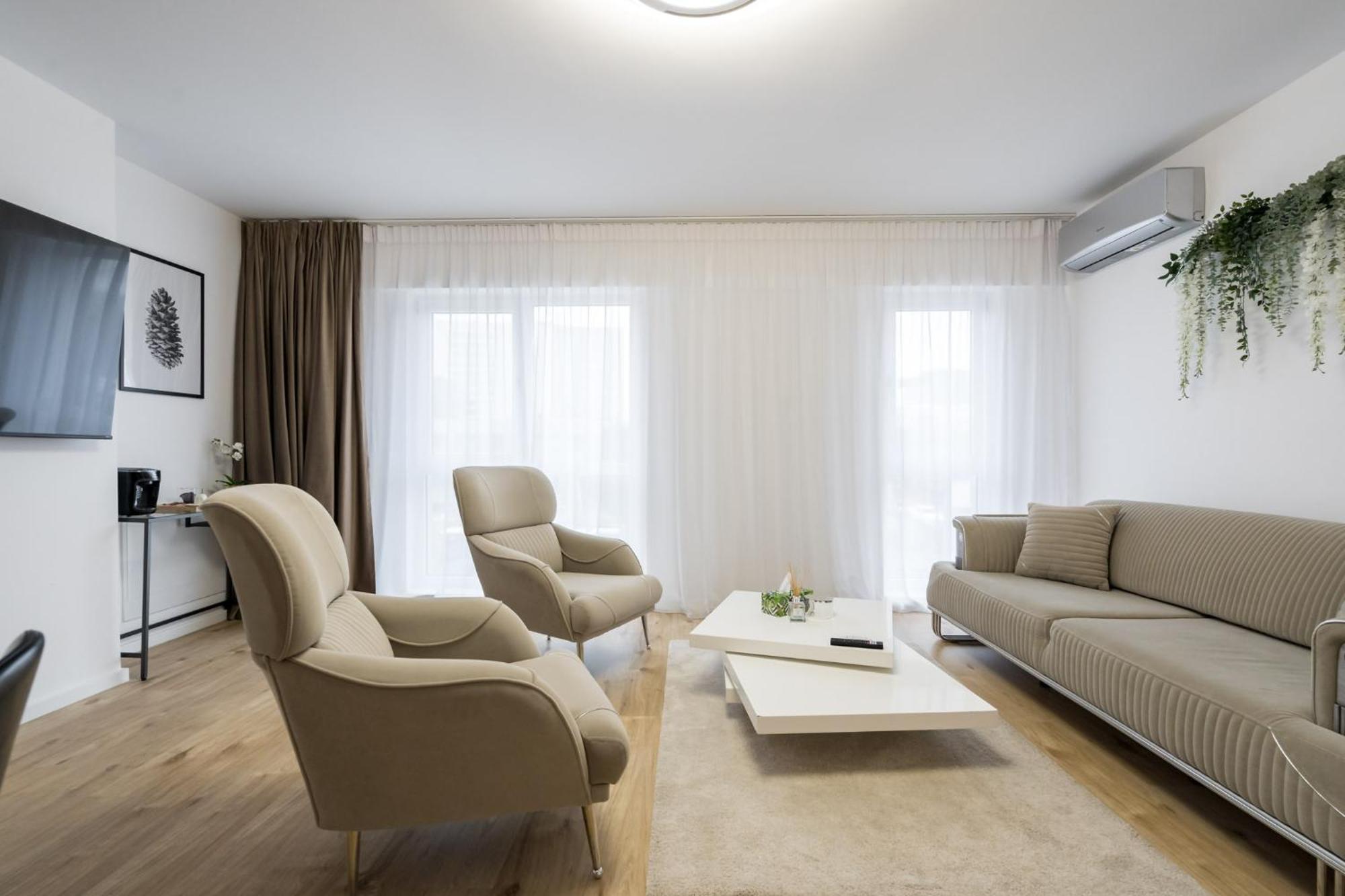 Ferienwohnung Breeze - Modern Escape In Pipera Bukarest Exterior foto